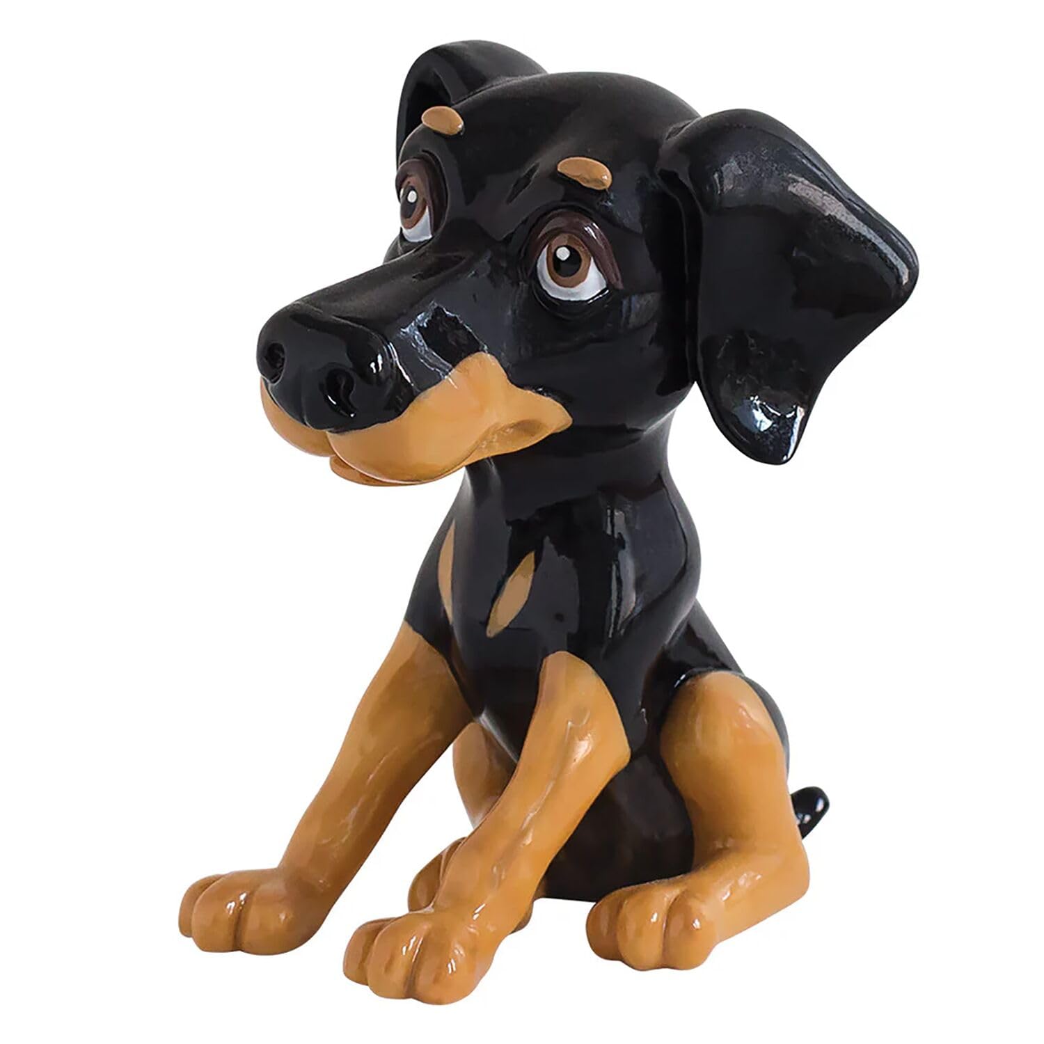 Pets with Personality Little Paws 3070 Luther the Doberman Dog Figurine
