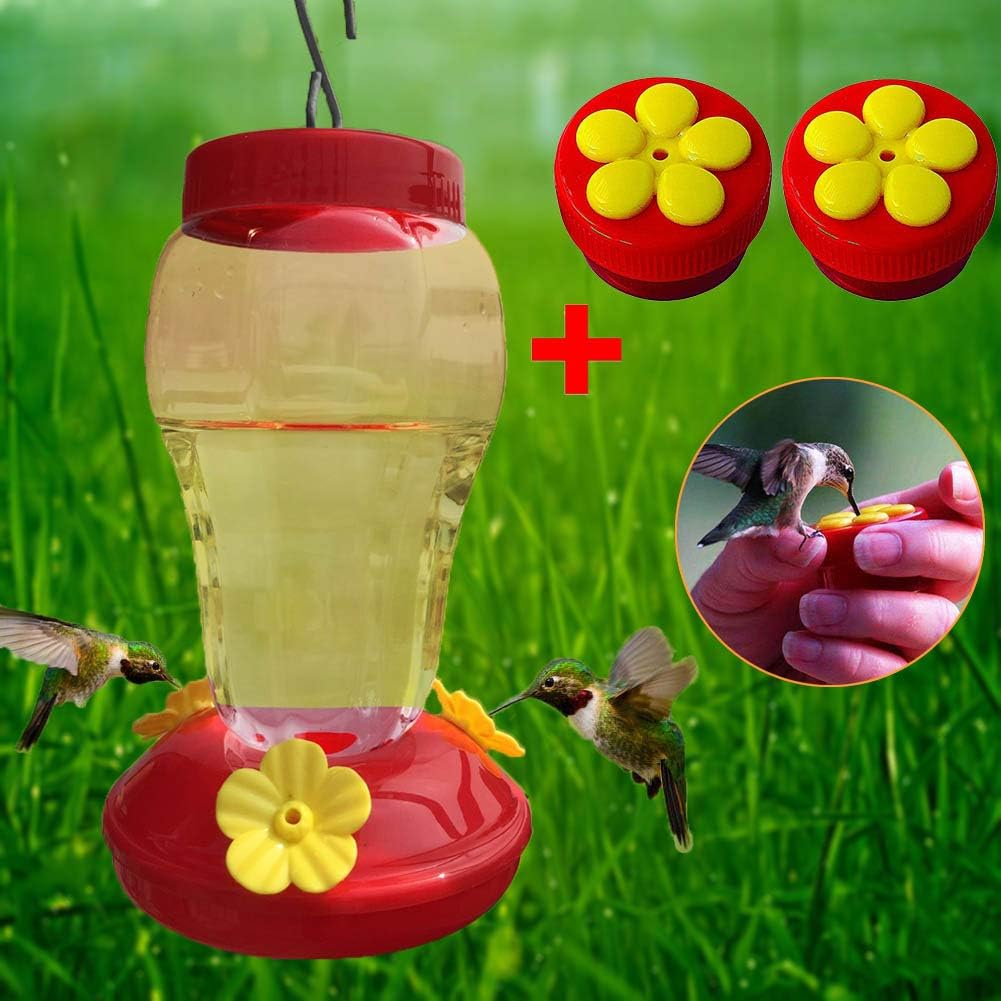 Amazon Com I Sun Hummingbird Feeder With 3 Flower Feeding Ports