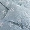 Harbor House Seaside 4 Piece Coverlet Set, King/California King, Dusty Blue