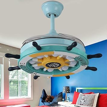 Lighting Groups 42 Inch Blue Ceiling Fan Lights Pirate Ship
