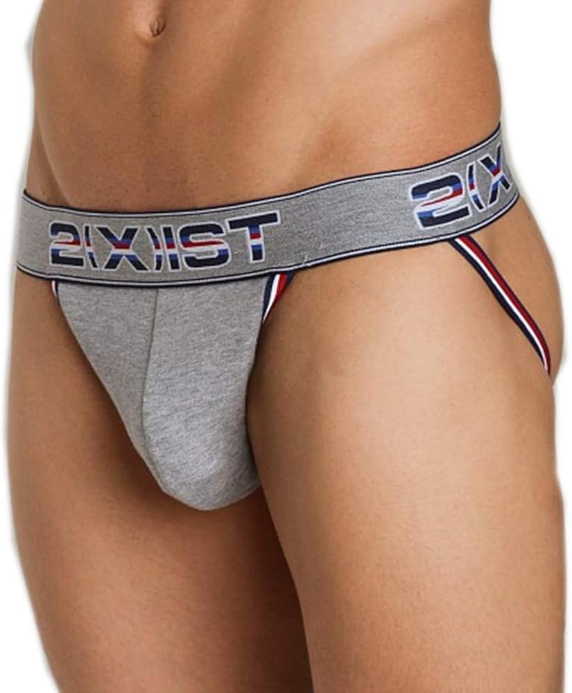 2xist Mens (3er Pack) Jockstrap String Pack Herren Slip Thong Sport G