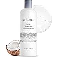 Karl&Hans Botanic Gourmand Coconut Vegan Shampoo Organic - Sulfate-Free, Moisturizing, Nourishing Shampoo with Coconut Oil&Natural Flower Extracts for Dry and Damaged Hair and Scalp Repair, 13.2 fl oz