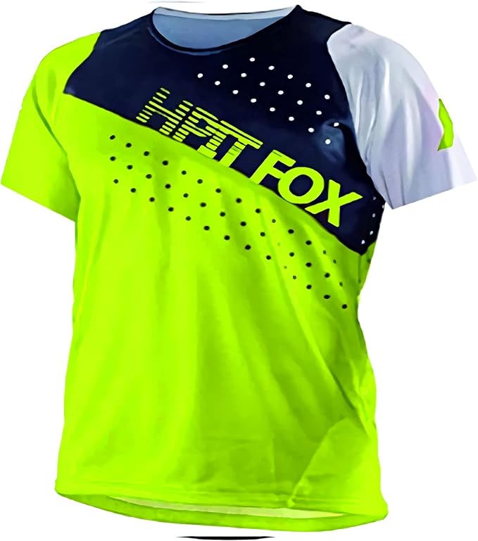 MTB Fox Mountain Bike Camisas, Jerseys de Descenso para Hombre Hpit Fox
