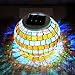 SOLMORE Solar Lights, LED Color Changing Solar Table Lights Mosaic Glass Ball Solar Outdoor Garden Lights Solar Night Lights Waterproof Home Yard Patio Decorations