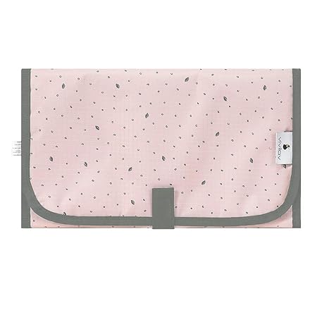pink travel changing mat