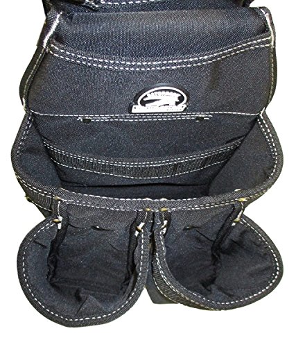 TradeGear SMALL 26-30" Carpenter’s Combo Belt & Bag – Strong & Durable Carpenter Tool Belt Designed for Optimum Comfort – Sufficient Carry Space for All Your Carpenter Tools – Partnered w/ GatorBack - Thumbnail 3
