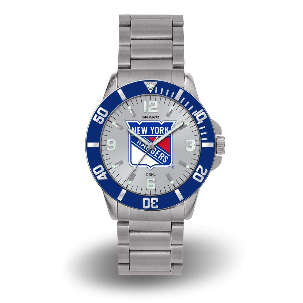Rico DEAD New York Rangers NHL Key Watch with Stainless Steel Band