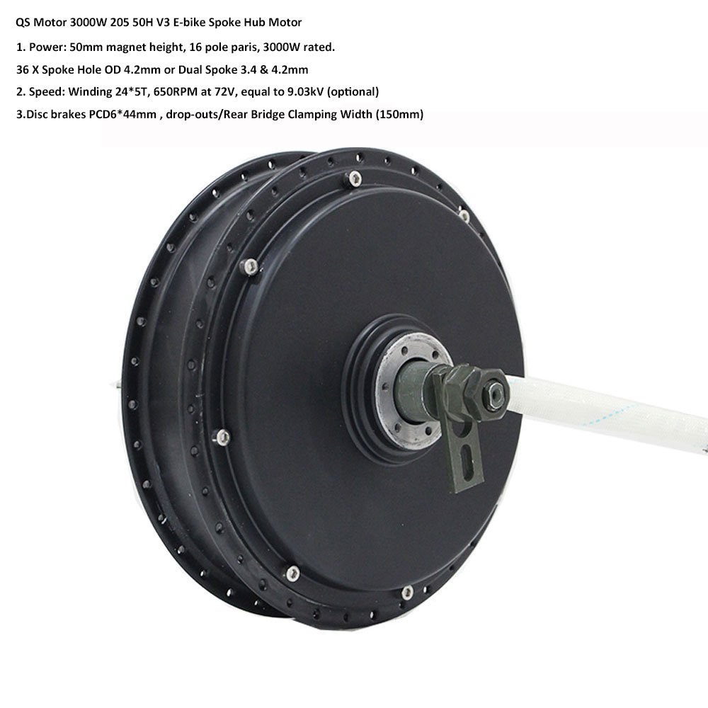 3000w rear hub motor