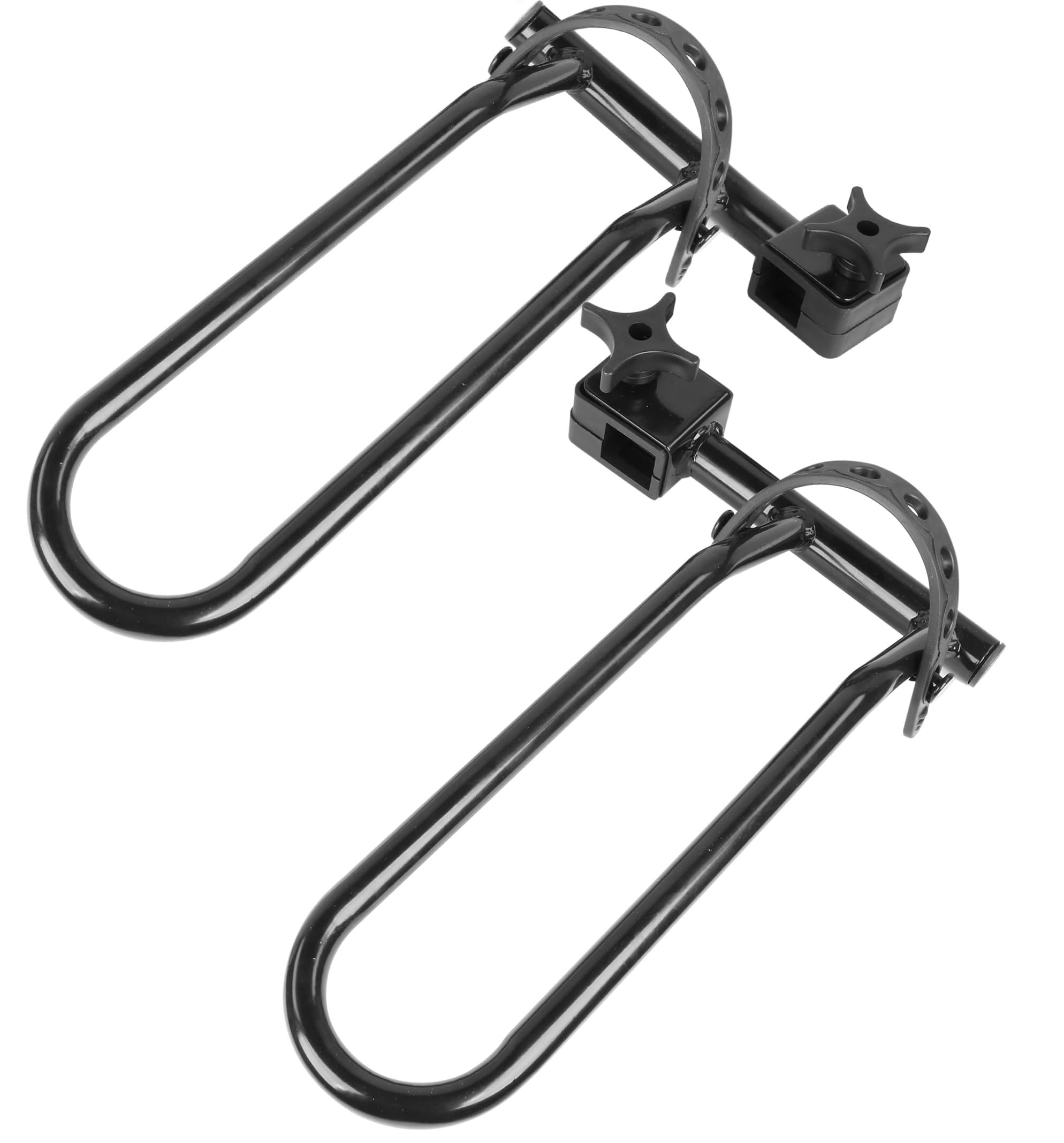 Photo 1 of MaxxHaul 50582 Replacement 2-1/4" Wide Wheel Cradles for MaxxHaul 50027 Bike Rack - 2 Pieces,Black