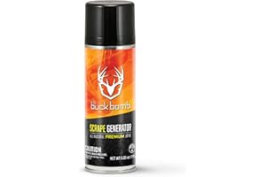 Hunters Specialties Buck Bomb Natural Scrape Generator Aerosol Scent | Deer Buck Lure Hunting Primetime Pre-Rut Scent Attractant for Hunting, 6.65 Oz (189 g.)