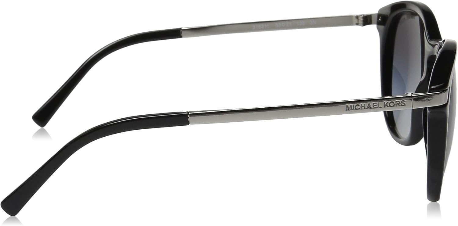Michael Kors MK2023 316311 Black Adrianna III Round Sunglasses Lens Category 3, 53mm: Clothing