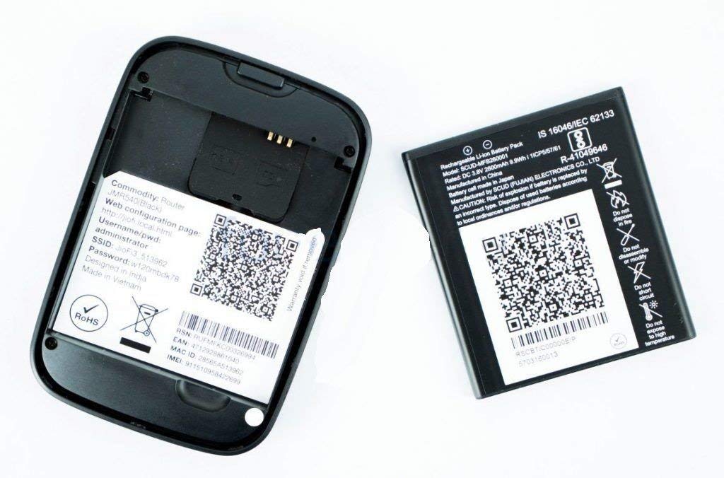 Nescant Ugs Battery For Reliance Jio Fi 3 Amazon In Electronics