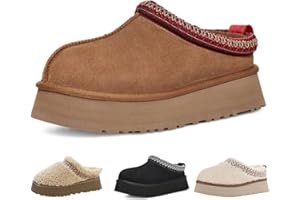 xhuoqdk Fashion Winter plush platform Short Ankle boots for kids Fur Fleece Lined slippers girl boy warm Outdoor indoor House anti slip trend Mini boots little kids big kids