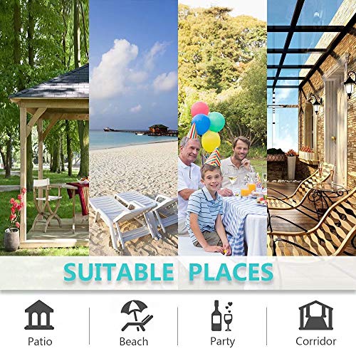 AndyTours Exterior/Outside Curtains,Ice Cream Summer Ice Dessert Collection with Waffle Cones and Sundae Dairy Refreshment,Energy Efficient, Darkening,W63x63L Inches,Multicolor - Thumbnail 4