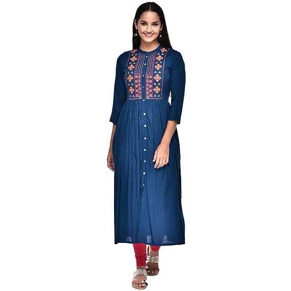 Women's Rayon A-Line Kurta