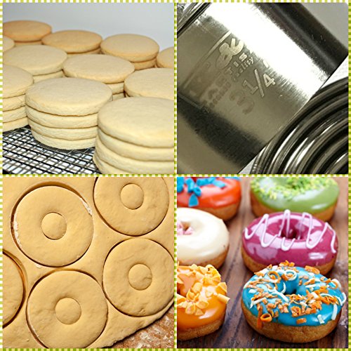 K&S Artisan Round Cookie Biscuit Cutter Set -11 Graduated Circle Circle Pastry Cutters for Donuts & Scone Heavy Duty… 2 K&S Artisan Round Cookie Biscuit Cutter Set -11 Graduated Circle Circle Pastry Cutters for Donuts & Scone Heavy Duty… - Image 3
