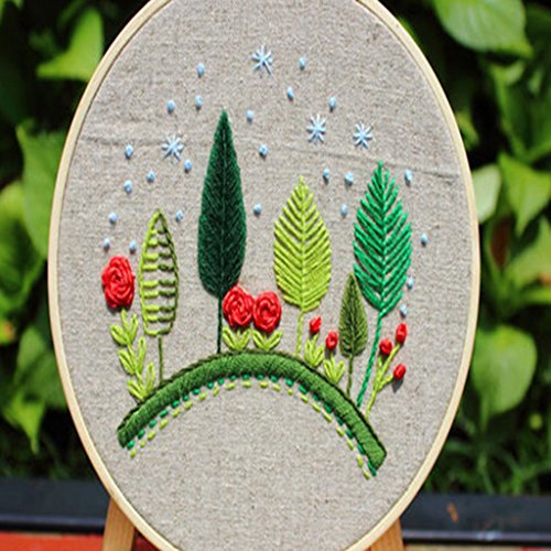 image for MonkeyJack Tree Template Pattern Cross Stitch Embroidery Hand Sewing T