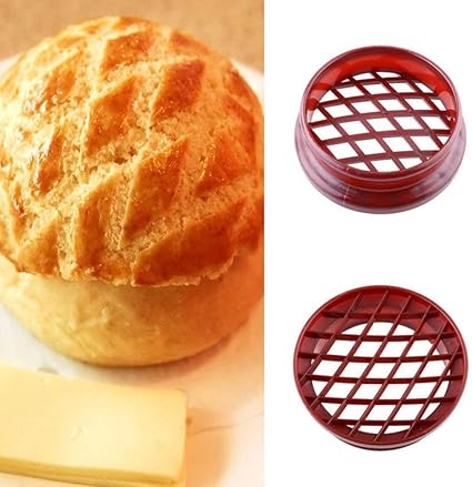 Amazon Rishx パイナップルケーキ型 プロ仕様 Diy パン焼きツール 2個 Rishx Cooking 天板 通販