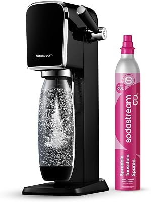 Art – Gasatore per realizzare acqua frizzante e bevande, nero