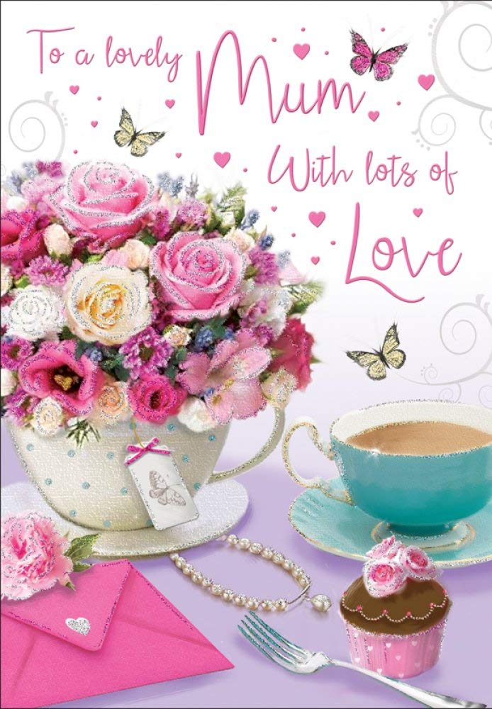 Piccadilly Greetings Birthday Card Mum - 9 x 6 inches - Regal Publishing