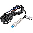 Heschen M8 Inductive Proximity Sensor Switch Non-Shield Type LJ8A3-2-Z/BY Detector 2mm 10-30VDC 200mA PNP Normally Open(NO) 3 Wire