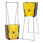 OLE ANDIGO Pickleball Hopper with Wheels, 40-Ball Rolling Collector | 40-ball wheeled pickleball collector for lightweight ball pickup.