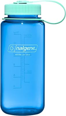 Wasserflasche – Leichte Sustain Tritan BPA-freie, bruchsichere Flasche für Rucksackreisen, Wandern, Fitnessstudio, 473 ml, breite Öffnung, Kornblumenblau, 16 oz