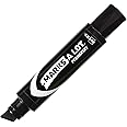 Avery Marks A Lot Jumbo Chisel Tip Marker, Desk-Style Size, Water and Wear Resistant, 12 Black Markers (24148)
