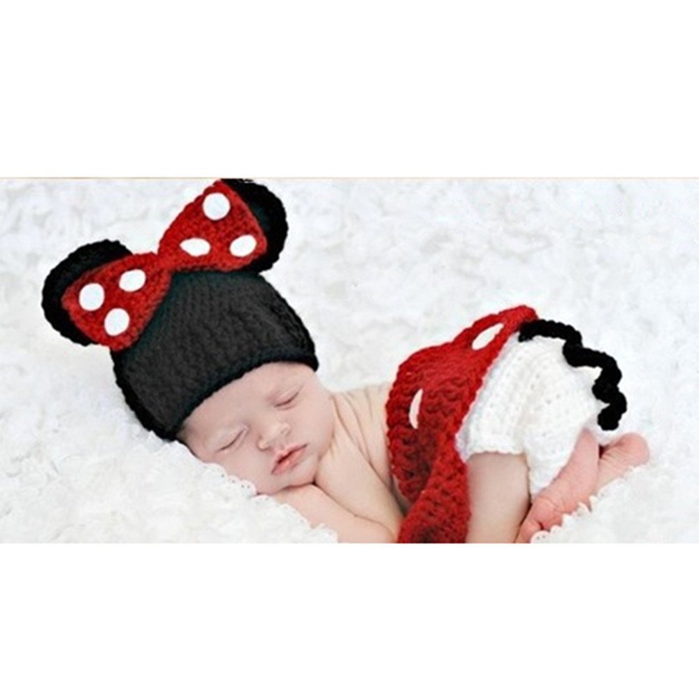 Photo Prop Baby Crochet Outfit Hat 