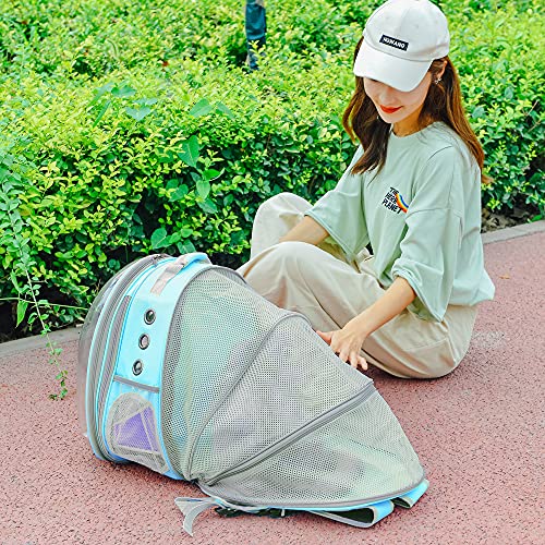 Lamroro Cat Backpack, Expandable Front & Back Pet Backpack Carrier