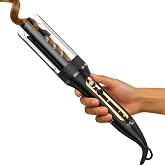 ZAVAREA Automatic Rotating Curling Iron for Long Hair | 1 Inch Curling Wand for Beach Waves &amp; Loose Curls, Easy Hair Curler for Beginners, Anti-Scald &amp; Frizz-Free, Dual Voltage