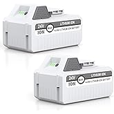 FirstPower 4.0Ah 24VBAT Replace for Snow Joe 24V Battery - Compatible with Snow Joe + Sun Joe iON+ 24V Cordless Power Tools 2