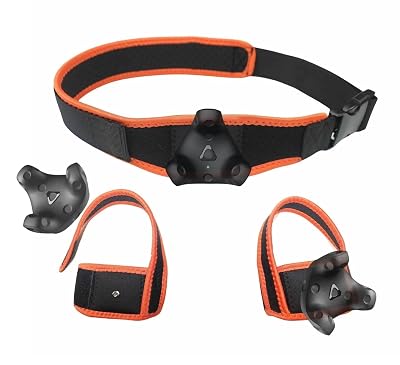Jadery VR Tracker Straps Waist+Feets 3 in1(New Model for 2024), for Vive Tracker, Ultimate Tracker, Tundra Tracker –Full Body Tracking Belt in VR Chat, Dance Dash, and Other FBT apps