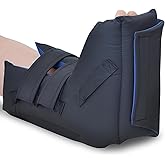 NYOrtho Heel Protectors For Pressure Sores - Comfortable Open-Bottom Cushion - Heel Offloading Boot With Cooling Gel Pack - Ankle Pillow For Ulcers - Made in USA