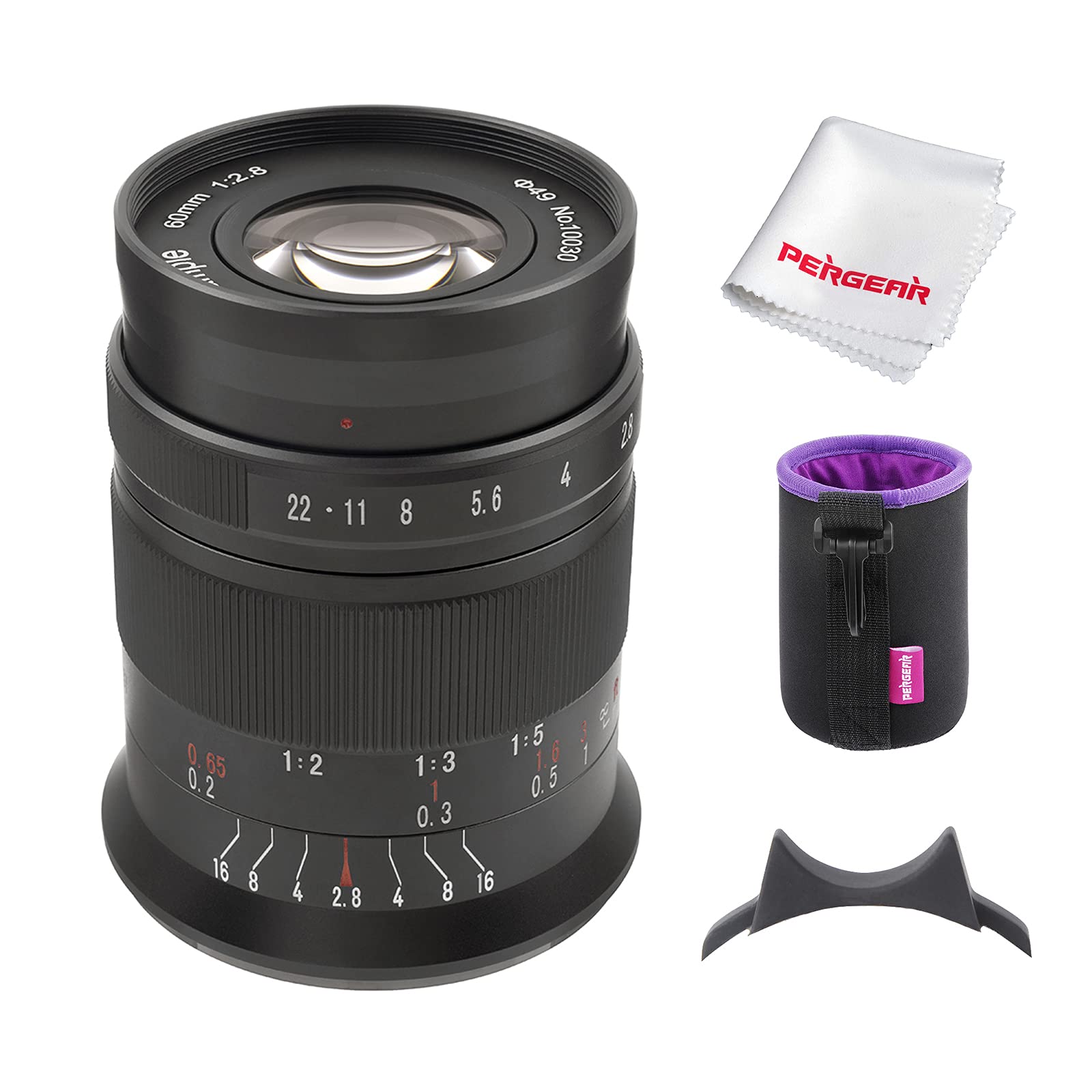 7artisans 60mm F2.8 II APS-C Format Macro Lens, Compatible with Fuji X-mount Cameras Cameras X-A1 X-A10 X-A2 X-A3 A-AT X-M1 XM2 X-T1 X-T3 X-T10 X-T2 X-T20 X-T30 X-Pro1 X-Pro2 X-E1 X-E2 E-E2s X-E3