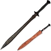 SV Handmade cast Manganese Steel Chopping Blade Sword, Full Tang, Outdoor, Hunting, Camping, Hiking, Survival, with Protective Cover, Multiple Styles to Choose from