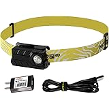 Nitecore NU20 360 Lumens Rechargeable Lightweight LED Headlamp with USB Cable and Lumen Tactical Adapter