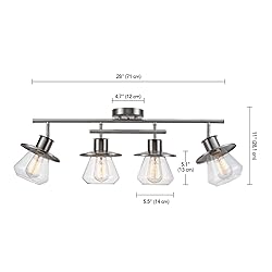 Globe Electric 57504 4-Light Track