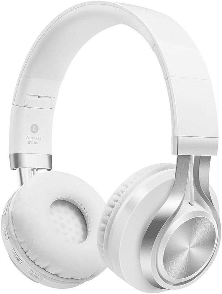 Sound One BT-06 Bluetooth Headphones (White)