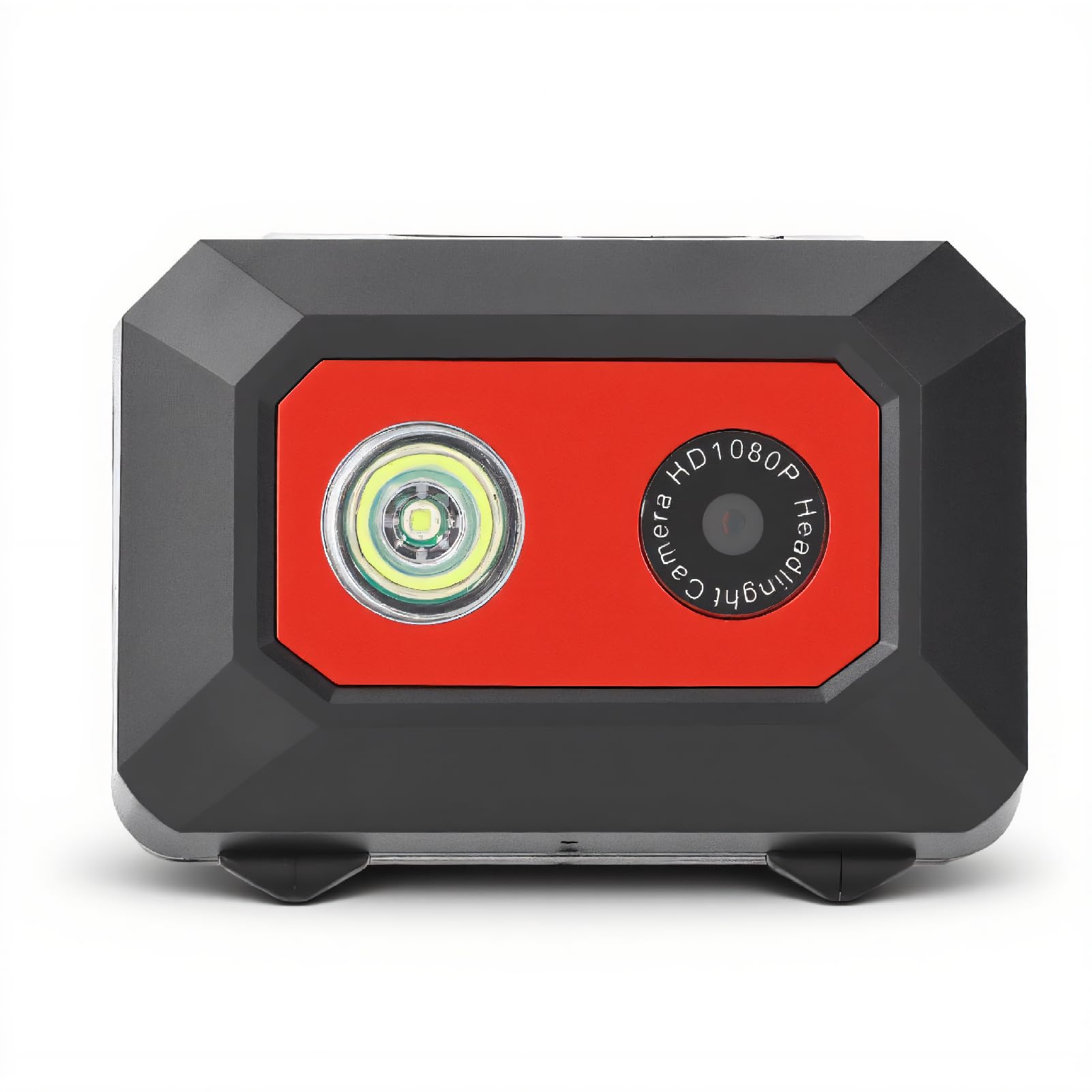 1080P Sports Camera with Night Vision, Head Mounted Actiong Camera for Outdoor Sports Traveling, with SOS Emergency Lights