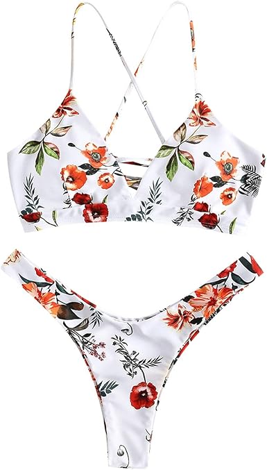flower bikini set