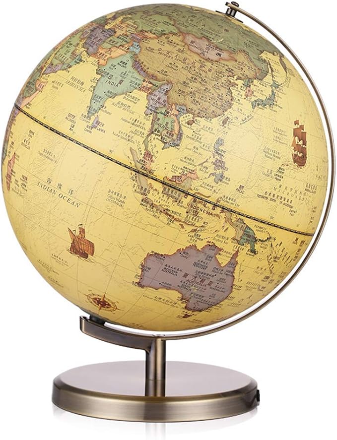 L.HPT Globen für Kinder in 1 in 1 beleuchteter Weltkugel Desktop