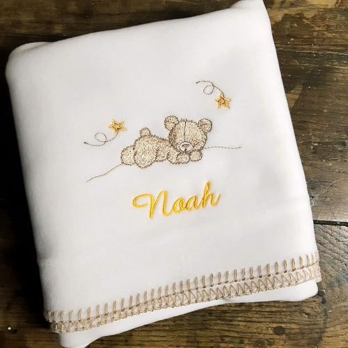 Bebe Puericulture Couverture Polaire Personnalise Brode Linge De Lit Pour Bebes