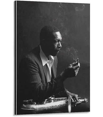 Amazon.com: 777 Tri-Seven Entertainment John Coltrane Poster Blue