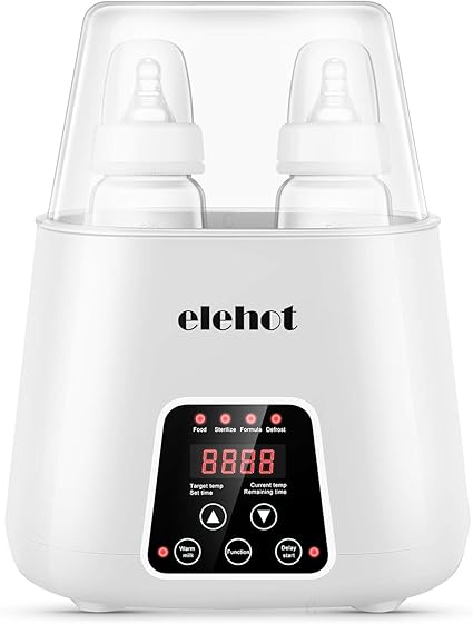 Chauffe Biberon Electrique Chauffe Nourriture Chauffage Thermos Sterilisateur Biberon Multifonction 4 En 1 Pour Bebe Maison Elehot Amazon Fr Bebes Puericulture