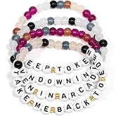 AICase for Sleep Token Merch Friendship Bracelets Set, Take Me Back To Eden | Bracelet Outfits for Concert Shirt Accessories Vinyl Poster Even In Arcadia Merchandise Gifts for Fans Birthday Christmas