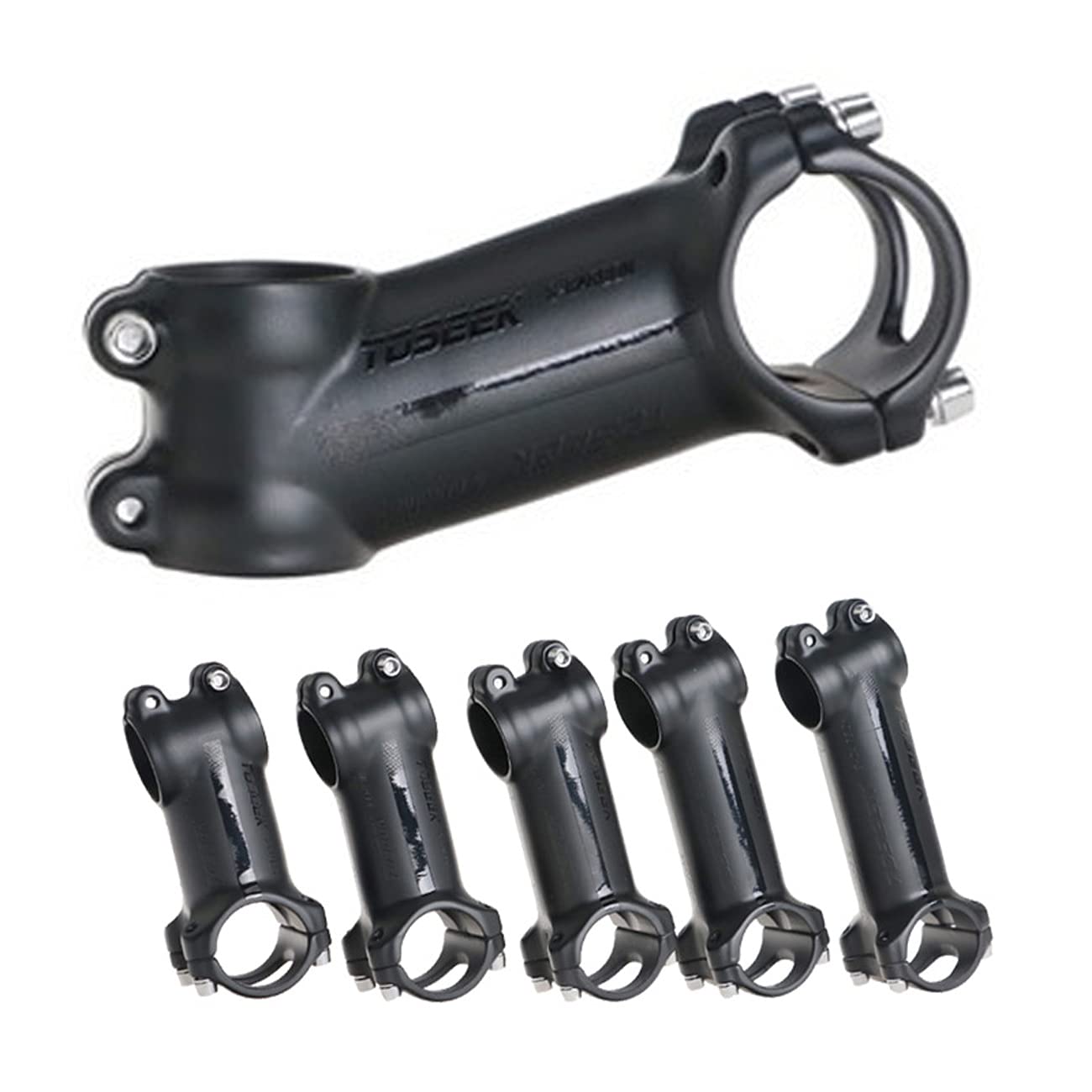 PLATT Bike Stem 31.8mm 17 Degree,Aluminum Alloy Bicycle Stem Riser for BMX MTB Road Bike Mountain Bike(80mm,17 Degree)