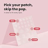 ROSELYNBOUTIQUE Pimple Patches 150 Dots 4 Sizes Hydrocolloid Face Set view 4