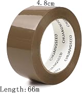 Brown Packing Tape 6 Rolls with Dispenser 45mic 48mm 66m view 6