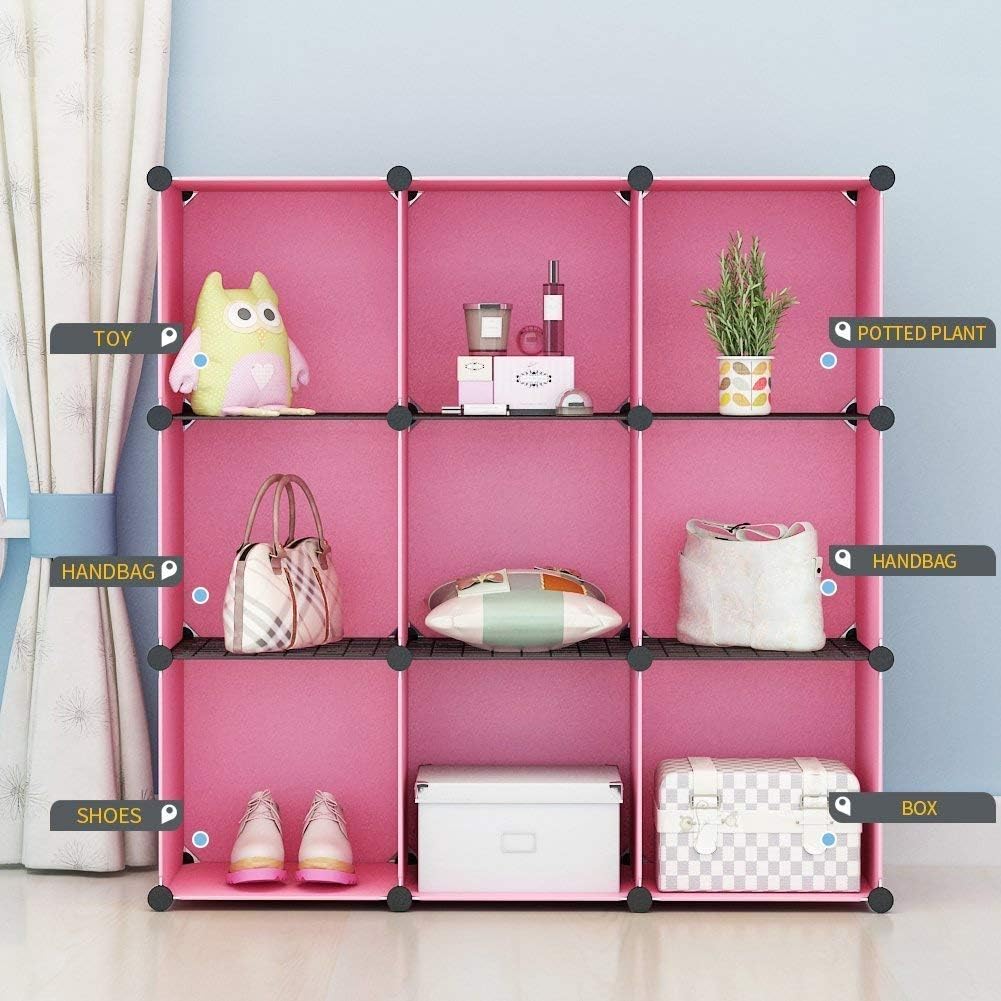 Muebles Glamexx24 Librería para niños Organizador de Juguetes para